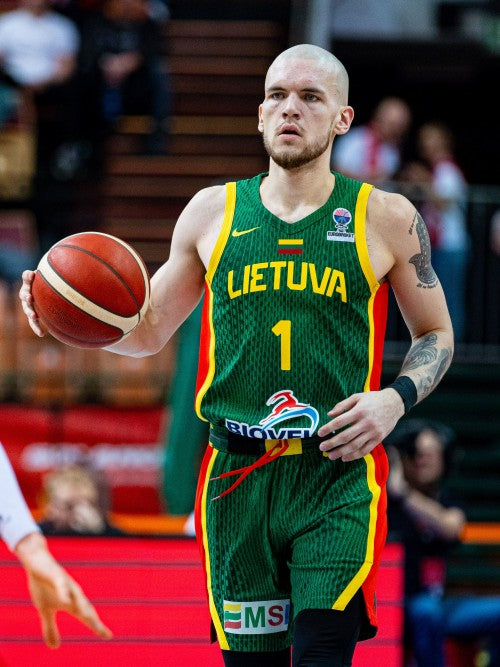 A professional basketball player from the Lithuanian national team