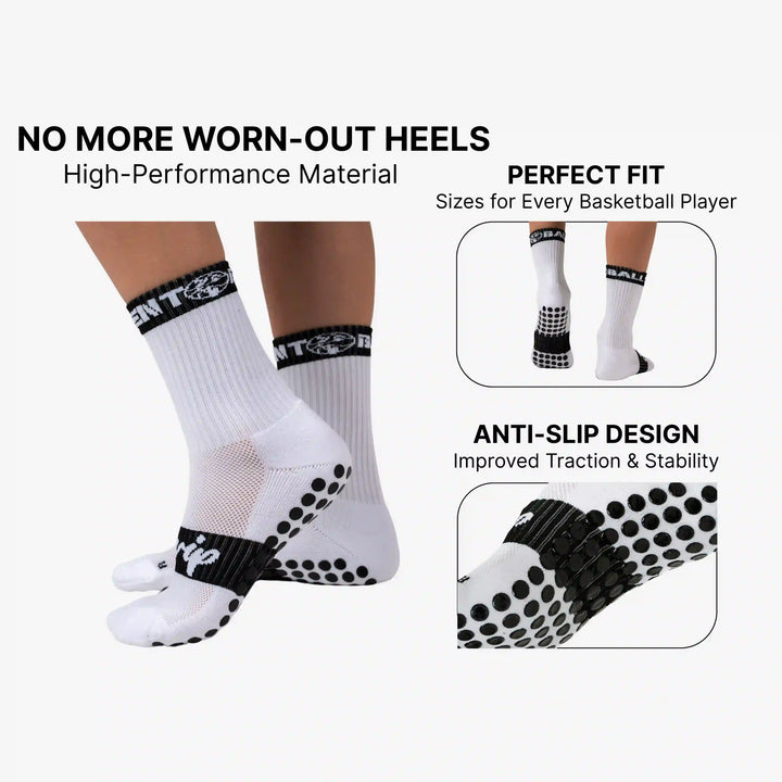Grip socks with it's features durability, anti-slip design, perfect fit for every player